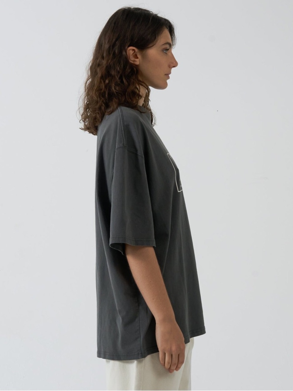 Thrills Perceptive Reality Oversized Tee in Merch Black Size S(super oversized) - Picture 3 of 9